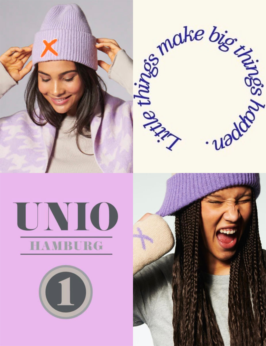 UNIO Strickmützen Lumi X-Patch Merinowolle Unisex Nachhaltig Produziert Models
