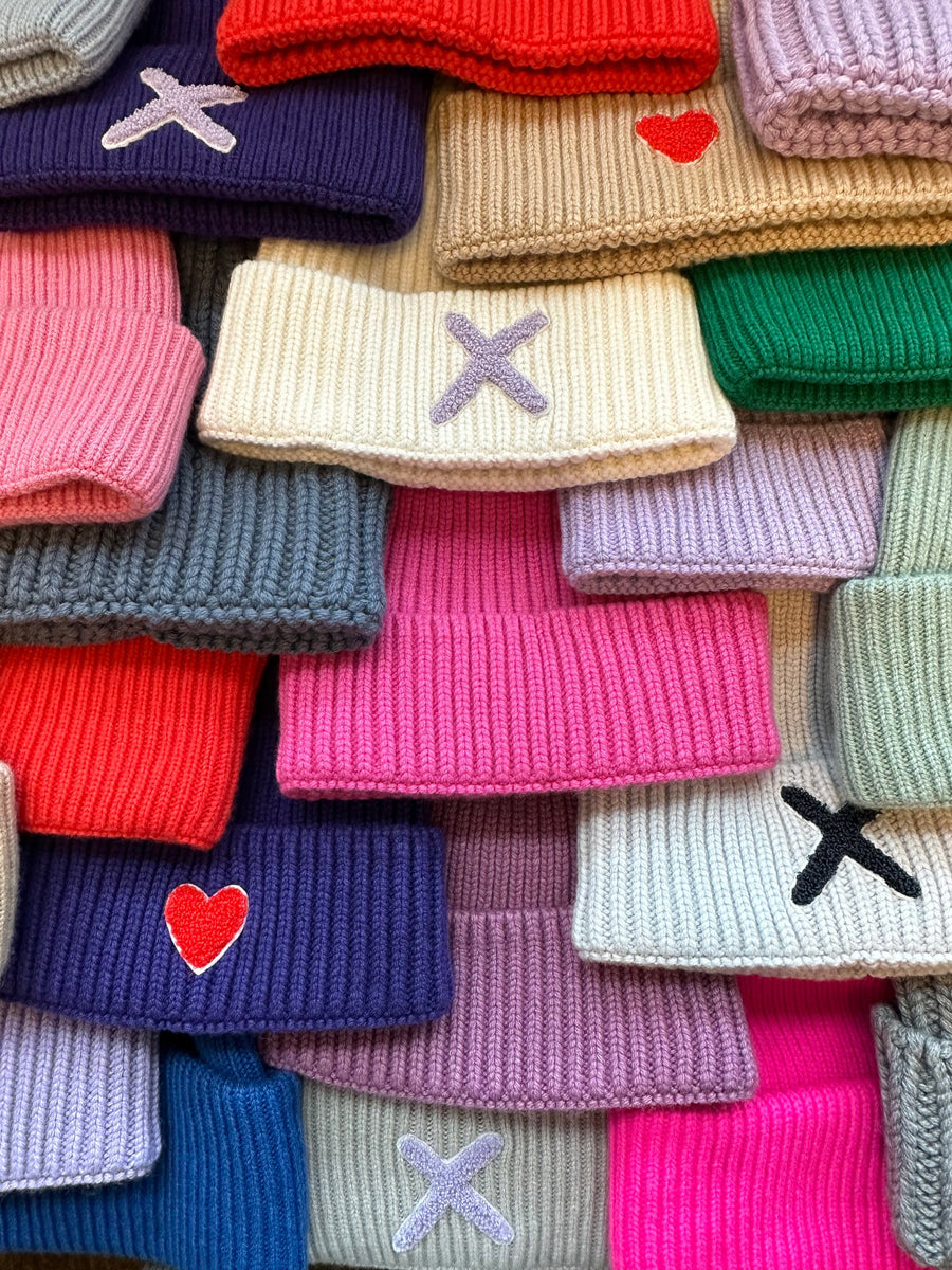UNIO Strickmützen Lumi X-Patch Merinowolle Unisex Nachhaltig Fair Produziert