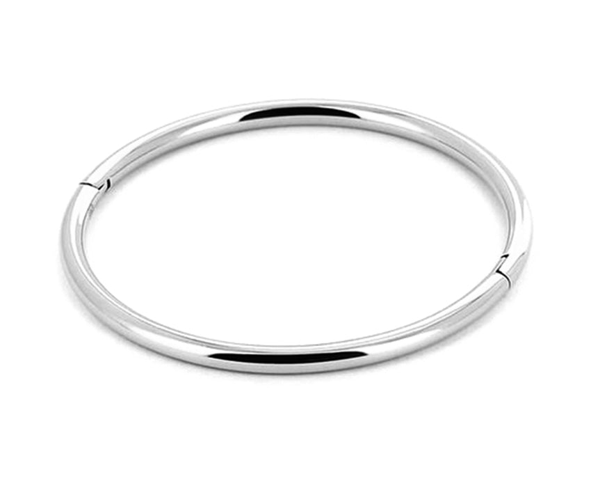 ZAG Bijoux Armreif Glatt Edelstahl Silber Poliert