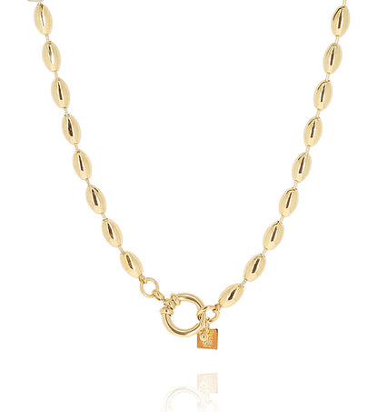 ZAG Bijoux Kette Cadence Erbsmuster Gold Plattiert Edelstahl