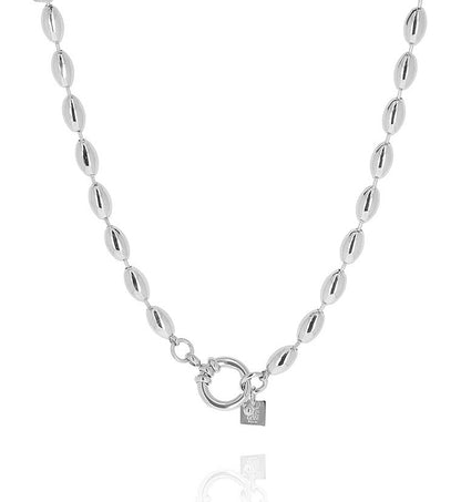 ZAG Bijoux Erbskette Oval Cadence Silber Plattiert Edelstahl