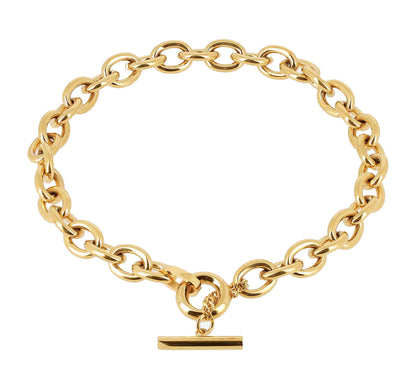 ZAG Bijoux Erbskette Statement Collier Kurz Ecume Edelstahl Gold Plattiert
