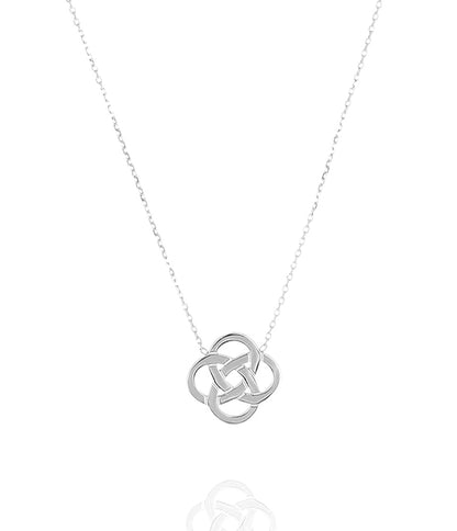 ZAG Bijoux Kette Infinity Edelstahl Silber 38 cm Längenverstellbar Layering
