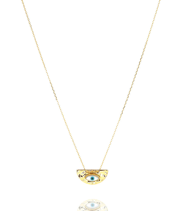 ZAG Bijoux Kette Nazar Eye Anhänger Edelstahl Gold Plattiert