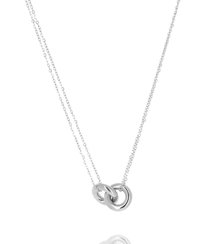 ZAG Bijoux Kette Zweireihig Ringelemente Edelstahl Silber