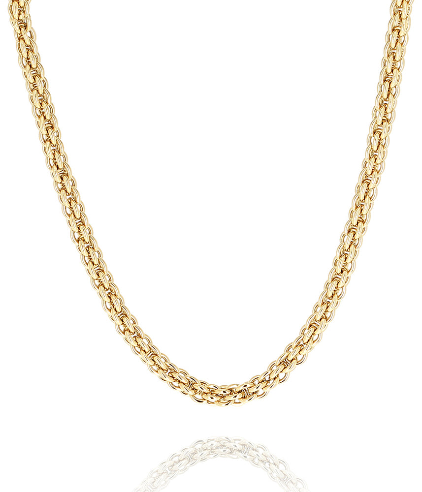 ZAG Bijoux Kordelkette Galou Edelstahl Vergoldet