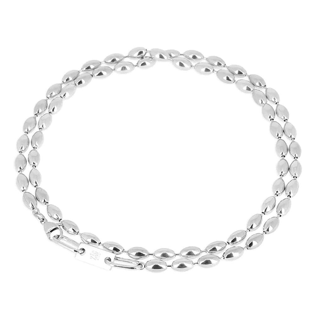 ZAG Bijoux Lange Erbskette Nyra Ovale Glieder Edelstahl