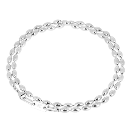 ZAG Bijoux Lange Erbskette Nyra Ovale Glieder Edelstahl