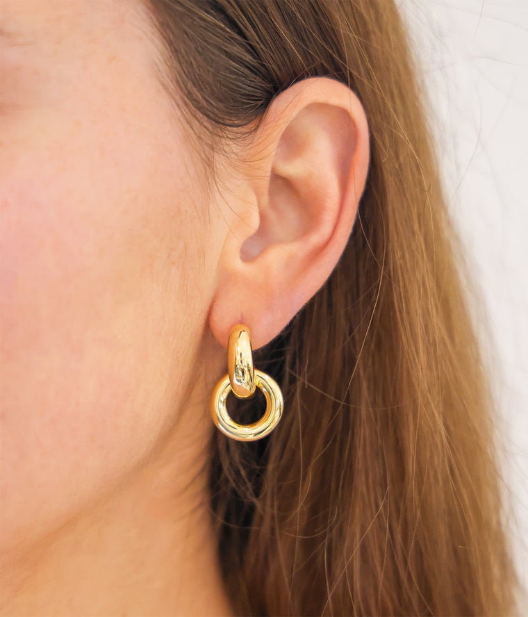 ZAG Bijoux Ohrringe Dina Edelstahl Gold Plattiert Model
