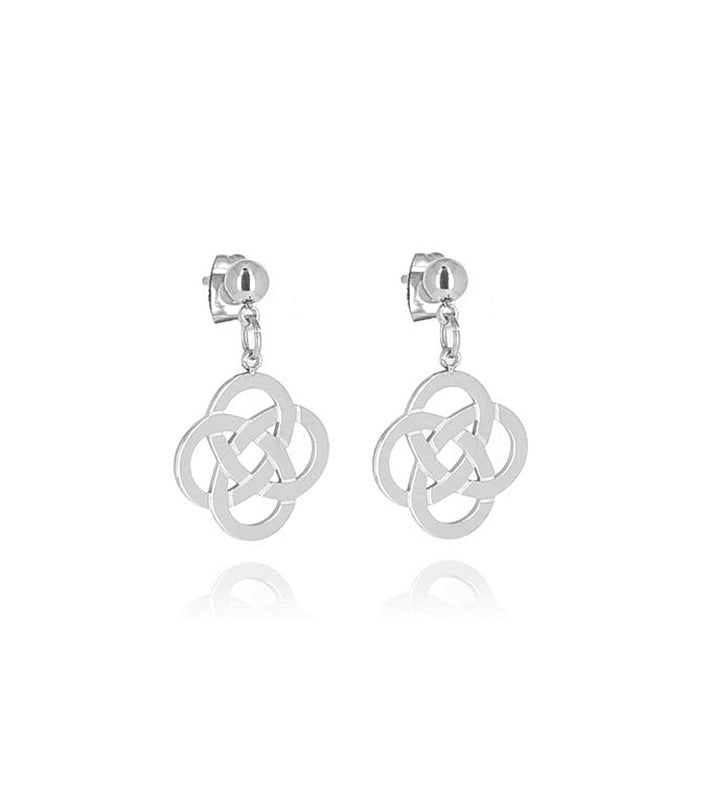 ZAG Bijoux Ohrringe Infinity Knoten Edelstahl Silber