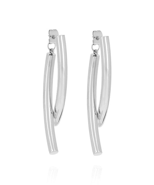 ZAG Bijoux Ohrringe Kaida Edelstahl Silber Plattiert