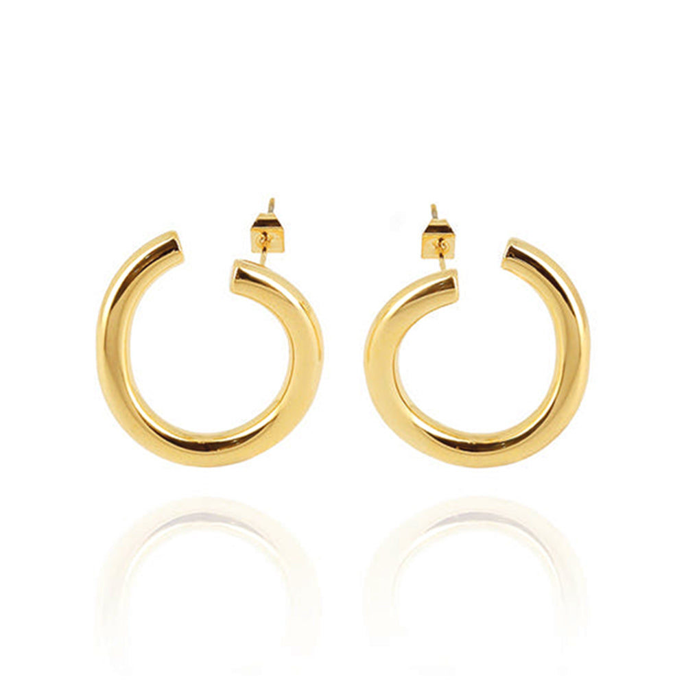 ZAG Bijoux Trend Ohrringe Mimos Edelstahl Gold Plattiert