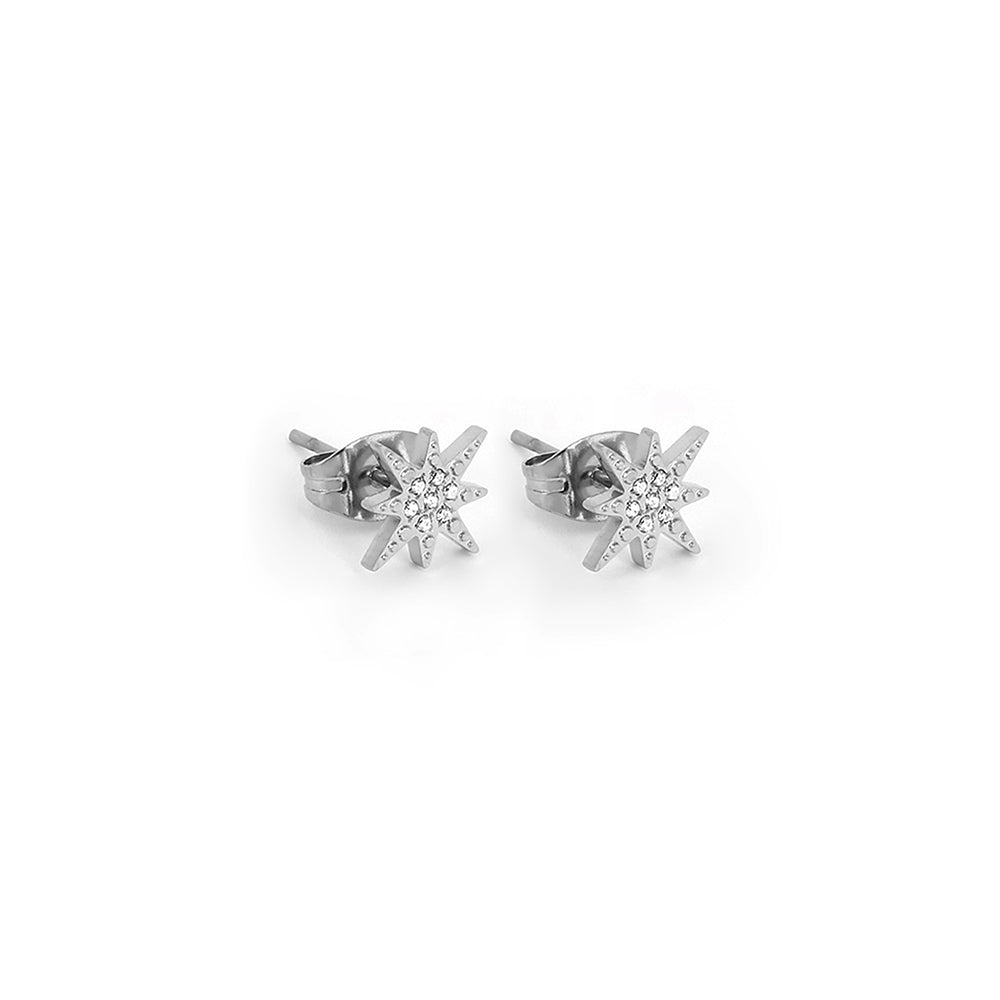 ZAG Bijoux Ohrstecker Stern Pavé Zirkonia Edelstahl