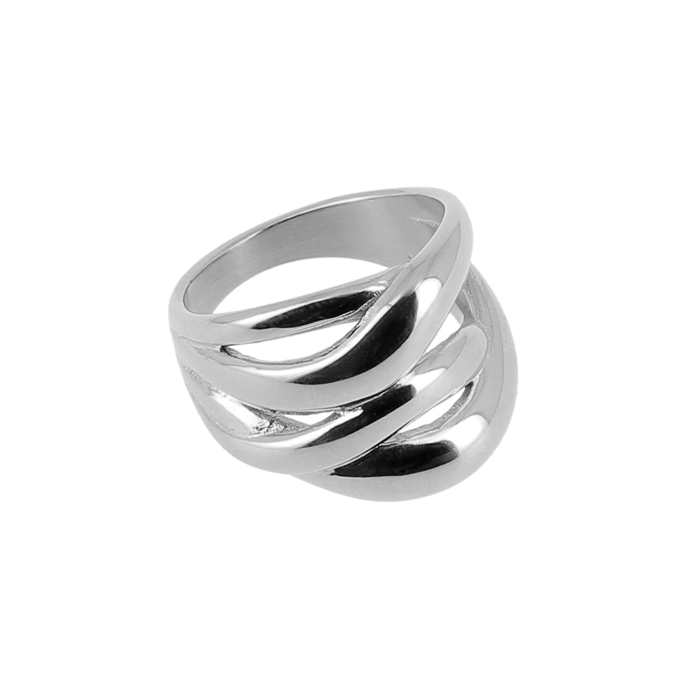 ZAG Bijoux Ring Morpheus Breit Edelstahl Silber
