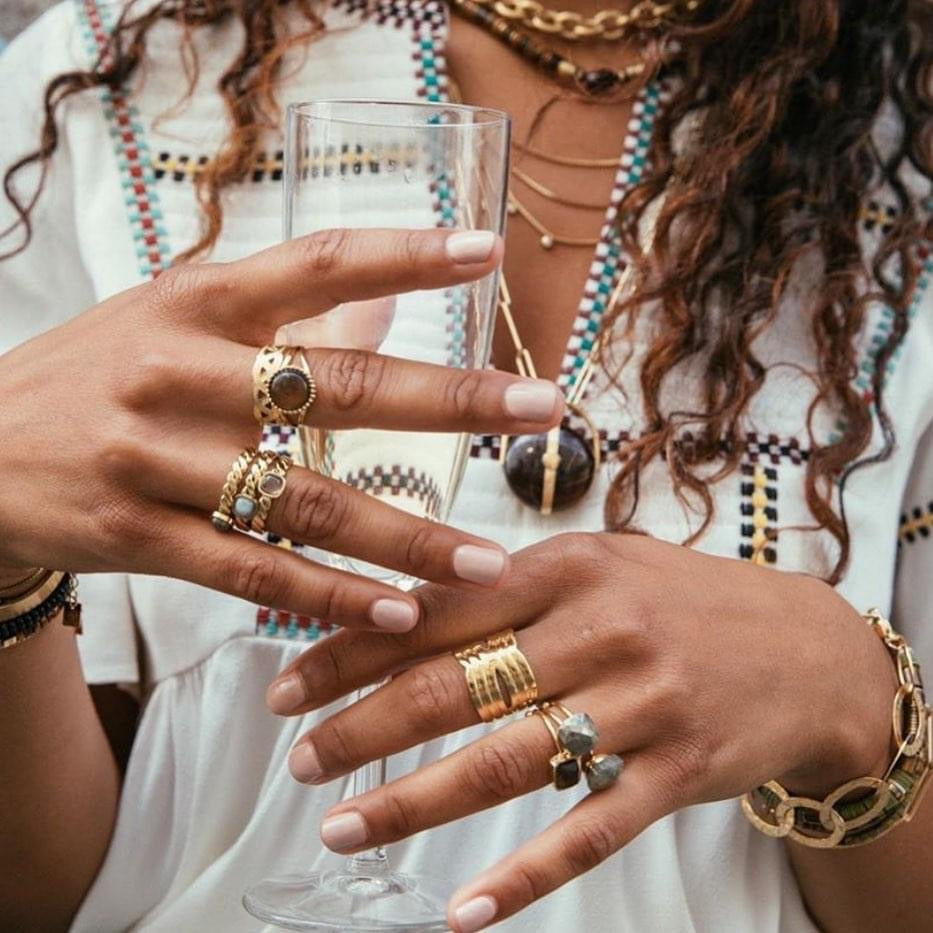 ZAG Bijoux Steinringe Stacking-Look Schmuck Reichenberger