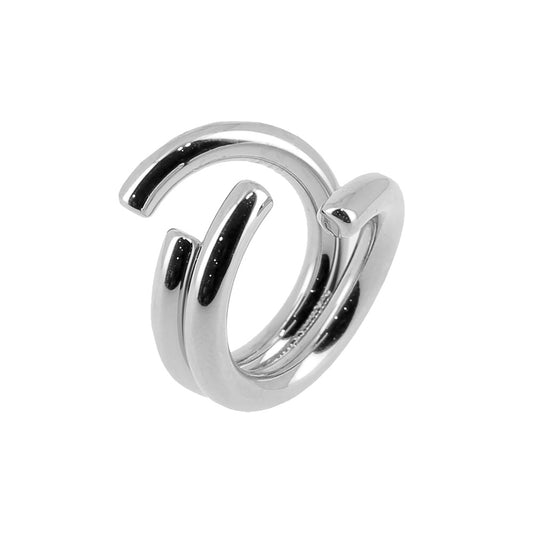 ZAG Bijoux Trendring Edelstahl Silber