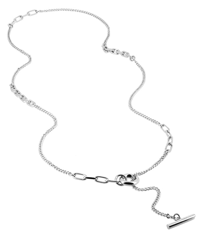 ZAG Bijoux Y-Kette Lang Edelstahl Silber