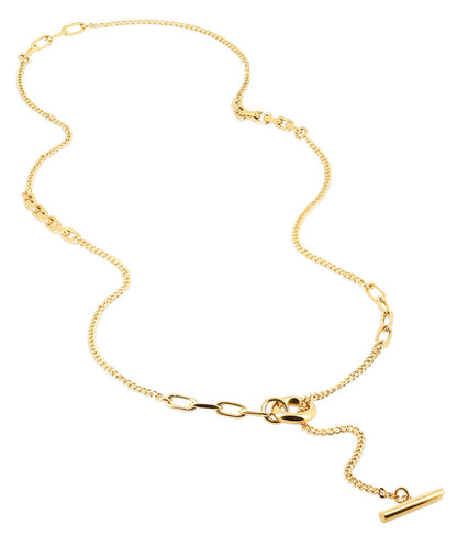 ZAG Bijoux Y-Kette Lang Edelstahl Vergoldet